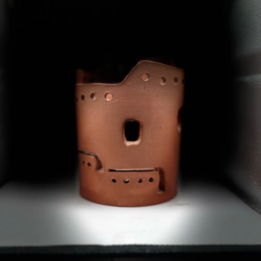 Terracotta Candle Holder
